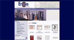 Desktop Screenshot of encorelighting.com